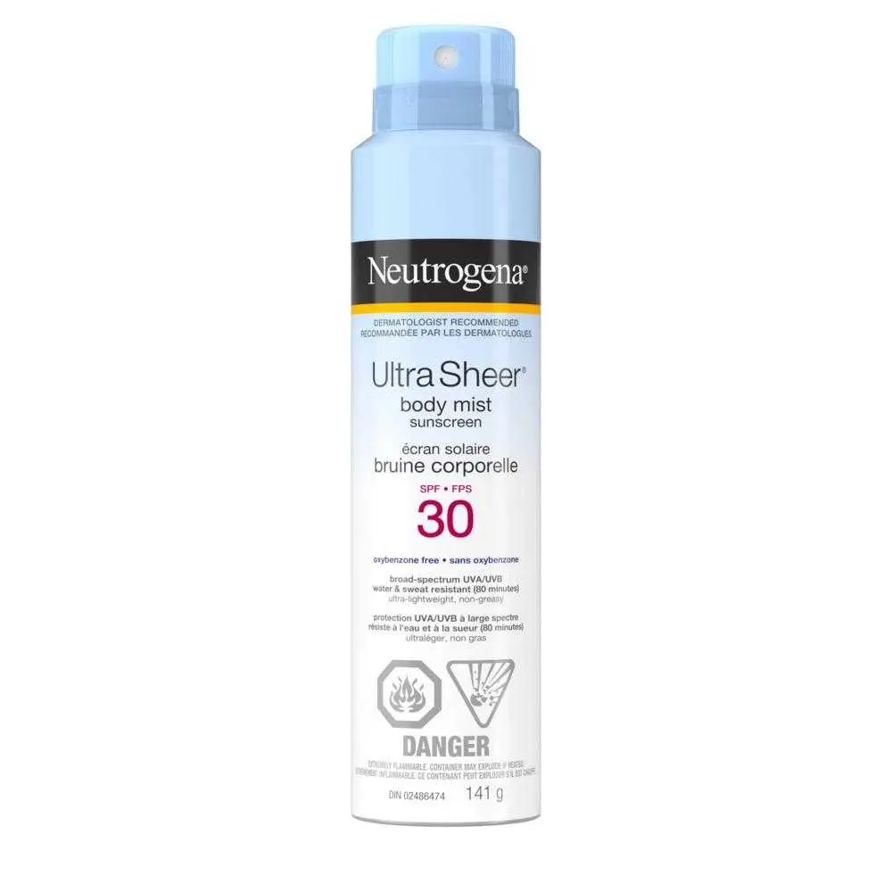 Neutrogena® Ultra Sheer® Body Mist Sunscreens SPF 30