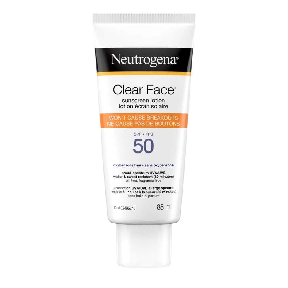 Neutrogena® Clear Face® Sunscreen Lotion SPF 50
